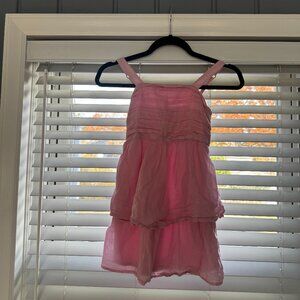Girls pink Abercrombie dress sz 7/8